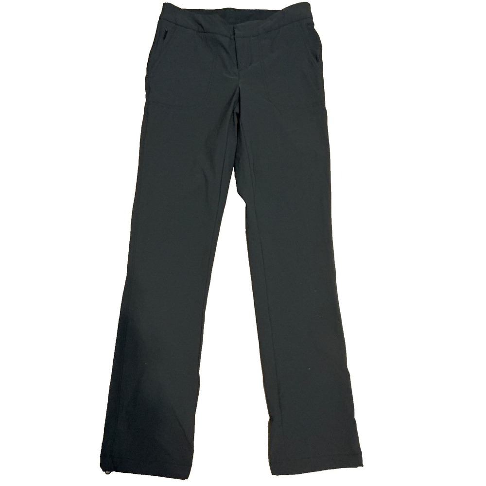 Athleta Pants Women's Size 6 (28x31) Straight Stretch Zip Pockets Casual
